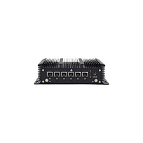 P09 6 i225 2.5G Lan Firewall Micro Appliance / Mini PC - Intel Core i7 / i5 / i3, AES-NI, 6Intel LAN